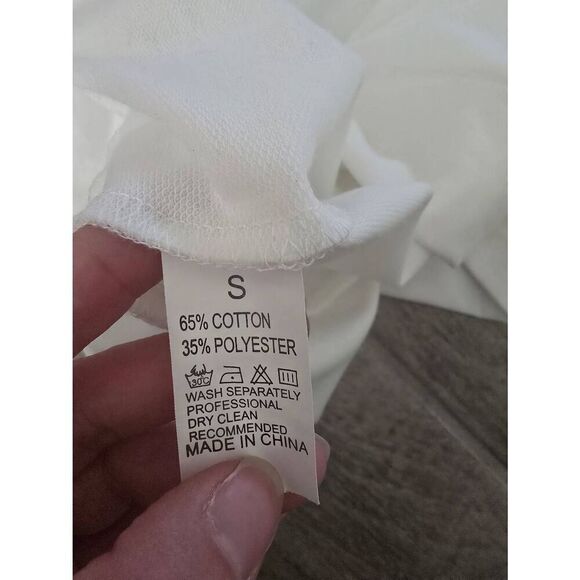 Women's Graphic Long Sleeve Animal Print Christmas Tree Holiday Crew Neck Top Wh - Picture 5 of 6